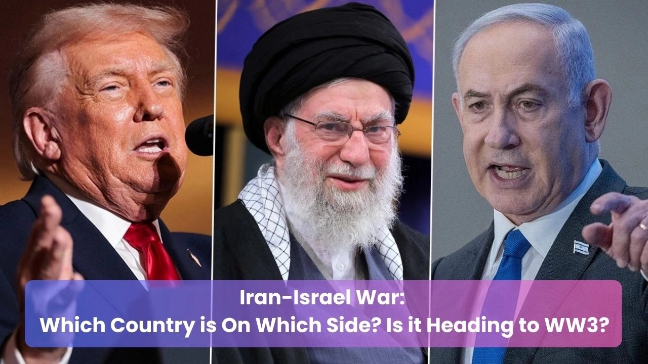 Iran-US-Israel War: ईरान के खिलाफ अमेरिका-इज़रायल संघर्ष के बीच कौन किसके साथ? क्या दुनिया तीसरे विश्व युद्ध की ओर बढ़ रही है? Iran-US-Israel War: ईरान के खिलाफ अमेरिका-इज़रायल संघर्ष के बीच कौन किसके साथ? क्या दुनिया तीसरे विश्व युद्ध की ओर बढ़ रही है?