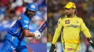 CSK Stats Against MI In IPL: आईपीएल इतिहास में मुंबई इंडियंस के खिलाफ कुछ ऐसा रहा है चेन्नई सुपरकिंग्स का प्रदर्शन, यहां देखें दोनों टीमों के आंकड़े
