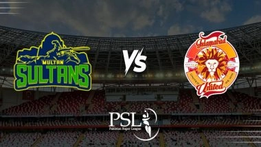 Multan Sultans vs Islamabad United, PSL 2026 Match Live Score Update: लाहौर में मुल्तान सुल्तांस बनाम इस्लामाबाद यूनाइटेड के बीच खेला जा रहा है चौथा मुकाबला, यहां देखें मैच का लाइव स्कोर अपडेट