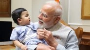 PM Modi: पीएम नरेंद्र मोदी ने नन्हे ओमी को गोद में लिया, सोशल मीडिया पर वायरल हुआ दिल छू लेने वाला पल PM Modi: पीएम नरेंद्र मोदी ने नन्हे ओमी को गोद में लिया, सोशल मीडिया पर वायरल हुआ दिल छू लेने वाला पल