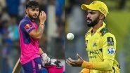 RR vs CSK, IPL 2026 3rd Match Date And Time: कब और कितने बजे से खेला जाएगा राजस्थान रॉयल्स बनाम चेन्नई सुपर किंग्स मुकाबला? इस स्टेडियम में भिड़ेंगी दोनों टीमें, यहां जानें वेन्यू समेत मैच से जुड़ी सभी जानकारी