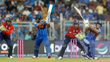 India vs England, 2nd Semi-Final Match Scorecard: वानखेड़े में टीम इंडिया की आई आंधी, इंग्लैंड के सामने रखा 254 रनों का टारगेट, संजू सैमसन और शिवम दुबे ने खेली धमाकेदार पारी; यहां देखें पहली पारी का स्कोरकार्ड