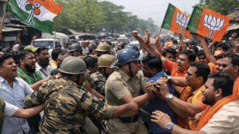 West Bengal Assembly Election 2026: बंगाल में चुनावी हिंसा, बसंती में टीएमसी और बीजेपी कार्यकर्ताओं के बीच झड़प, 8 गिरफ्तार