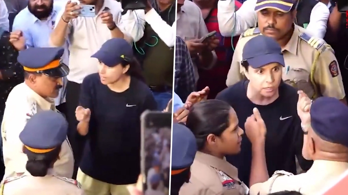 Mumbai Traffic Chaos: मुंबई में BJP रैली से ट्रैफिक जाम पर महिला भड़की, मंत्री गिरीश महाजन से बहस; VIDEO वायरल