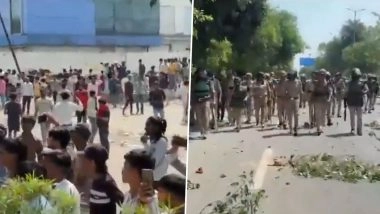 Noida Workers Protest: यूपी के नोएडा में वेतन वृद्धि की मांग पर 5वें दिन भी बवाल, फेज-2 और सेक्टर 121 में पत्थरबाजी, भारी पुलिस बल तैनात: VIDEO