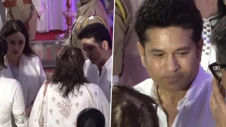 Sachin Tendulkar Emotional Video: आशा भोसले को अंतिम विदाई, सचिन तेंदुलकर हुए भावुक; देखें वीडियो