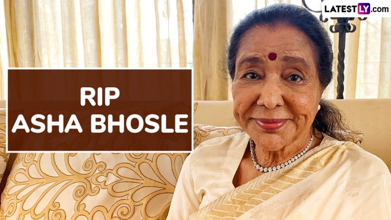 RIP Asha Bhosle: आशा भोसले के निधन से देश में शोक, रक्षा मंत्री राजनाथ सिंह, CM फडणवीस, ममता बनर्जी सहित कई नेताओं और फिल्मी सितारों ने दी श्रद्धांजलि