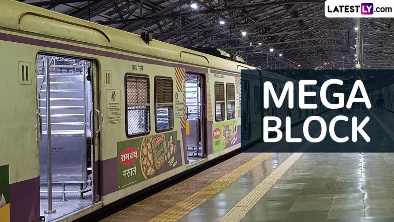 Mumbai Local Train Mega Block: रविवार को मुंबई लोकल सेवाओं पर असर, मध्य और ट्रांस-हार्बर लाइन पर रहेगा मेगा ब्लॉक; जानें WR का अपडेट