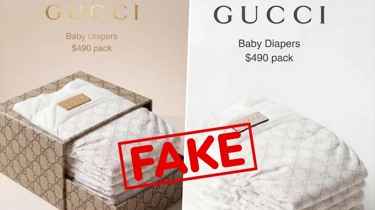Fact Check: क्या Gucci ने लॉन्च किए 40 हजार रुपये के बेबी डायपर? जानें वायरल दावे के पीछे की पूरी सच्चाई Fact Check: क्या Gucci ने लॉन्च किए 40 हजार रुपये के बेबी डायपर? जानें वायरल दावे के पीछे की पूरी सच्चाई