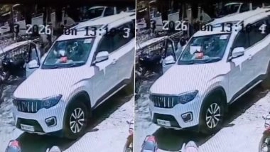 Viral Video: एमपी के सागर में बीजेपी विधायक की बेटी ने युवक को जूतों से पीटा, CCTV फुटेज वायरल होने के बाद मामला गरमाया