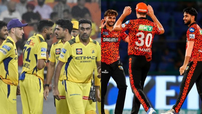 CSK vs SRH, IPL 2026 63rd Match Preview: एमए चिदंबरम स्टेडियम में आज चेन्नई सुपरकिंग्स बनाम सनराइजर्स हैदराबाद के बीच होगा रोमांचक मुकाबला, मैच से पहले जानें हेड टू हेड, पिच रिपोर्ट समेत सारे डिटेल्स