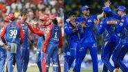 DC vs MI, IPL 2026 8th Match Stats And Preview: अरुण जेटली स्टेडियम में मुंबई इंडियंस को हराकर अपनी विजयी रथ जारी रखना चाहेगी दिल्ली कैपिटल्स, मैच से पहले जानें स्टैट्स एंड प्रीव्यू