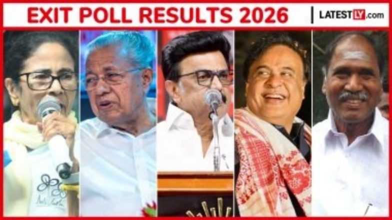 Exit Poll Results 2026 Date and Time: जानें पश्चिम बंगाल, तमिलनाडु, असम, केरल और पुडुचेरी विधानसभा चुनावों के एग्जिट पोल कब होंगे जारी