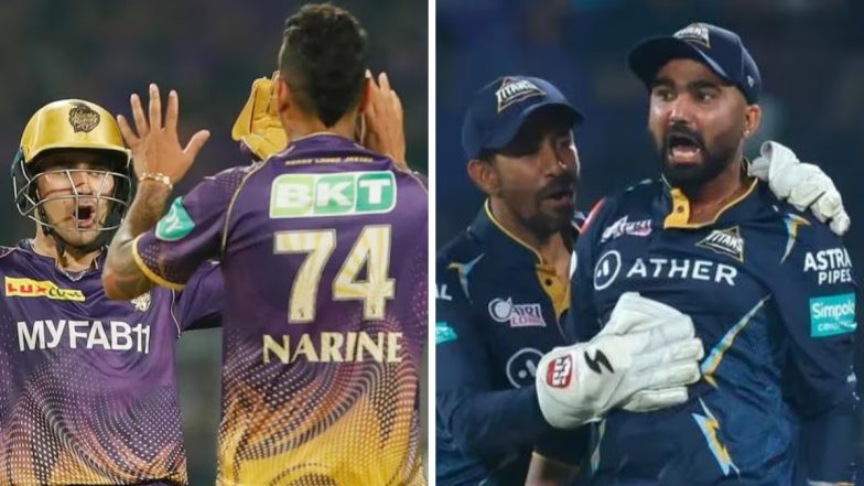 GT vs KKR, IPL 2026 25th Match Date And Time: कब और कितने बजे से खेला जाएगा गुजरात टाइटंस बनाम कोलकाता नाइट राइडर्स के बीच रोमांचक मुकाबला? इस स्टेडियम में भिड़ेंगी दोनों टीमें, यहां जानें वेन्यू समेत मैच से जुड़ी सभी जानकारी
