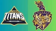 GT vs KKR, IPL 2026 25th Match Live Score Update: नरेंद्र मोदी स्टेडियम में गुजरात टाइटंस बनाम कोलकाता नाइट राइडर्स के बीच खेला जा रहा है रोमांचक मुकाबला, यहां देखें मैच का लाइव स्कोर अपडेट