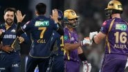 GT vs KKR, IPL 2026 25th Match Stats In IPL: आईपीएल इतिहास में एक दूसरे के खिलाफ कुछ ऐसा रहा है गुजरात टाइटंस बनाम कोलकाता नाइट राइडर्स का प्रदर्शन, यहां देखें दोनों टीमों के आंकड़े