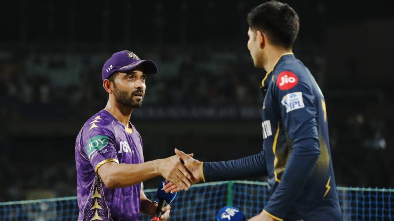 KKR vs GT, IPL 2026 60th Match Date And Time: कब और कितने बजे से खेला जाएगा कोलकाता नाइट राइडर्स बनाम गुजरात टाइटंस के बीच रोमांचक मुकाबला? इस स्टेडियम में भिड़ेंगी दोनों टीमें, यहां जानें वेन्यू समेत मैच से जुड़ी सभी जानकारी