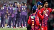 KKR vs LSG, IPL 2026 15th Match Date And Time: कब और कितने बजे से खेला जाएगा कोलकाता नाइट राइडर्स बनाम लखनऊ सुपर जायंट्स मुकाबला? इस स्टेडियम में भिड़ेंगी दोनों टीमें, यहां जानें वेन्यू समेत मैच से जुड़ी सभी जानकारी KKR vs LSG, IPL 2026 15th Match Date And Time: कब और कितने बजे से खेला जाएगा कोलकाता नाइट राइडर्स बनाम लखनऊ सुपर जायंट्स मुकाबला? इस स्टेडियम में भिड़ेंगी दोनों टीमें, यहां जानें वेन्यू समेत मैच से जुड़ी सभी जानकारी