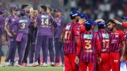 KKR vs LSG, IPL 2026 15th Match Winner Prediction: ईडन गार्डन्स स्टेडियम में लखनऊ सुपर जायंट्स को हराकर पहली जीत दर्ज करना चाहेगी कोलकाता नाइट राइडर्स, मैच से पहले जानें कौनसी टीम मार सकती है बाजी