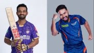 KKR vs LSG, IPL 2026 15th Match Stats And Preview: ईडन गार्डन्स स्टेडियम में लखनऊ सुपर जायंट्स को हराकर जीत की राह पर लौटना चाहेगी कोलकाता नाइट राइडर्स, मैच से पहले जानें स्टैट्स एंड प्रीव्यू