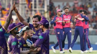 KKR vs RR, IPL 2026 28th Match Winner Prediction: टूर्नामेंट के 28वें मुकाबले में राजस्थान रॉयल्स को हराकर जीत की राह पर लौटना चाहेंगी कोलकाता नाइट राइडर्स, मैच से पहले जानें कौनसी टीम मार सकती है बाजी