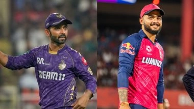 KKR vs RR, IPL 2026 28th Match Scorecard: ईडन गार्डन्स स्टेडियम में राजस्थान रॉयल्स को हराकर कोलकाता नाइट राइडर्स ने दर्ज की पहली जीत, रिंकू सिंह ने खेली धमाकेदार पारी; यहां देखें मैच का स्कोरकार्ड