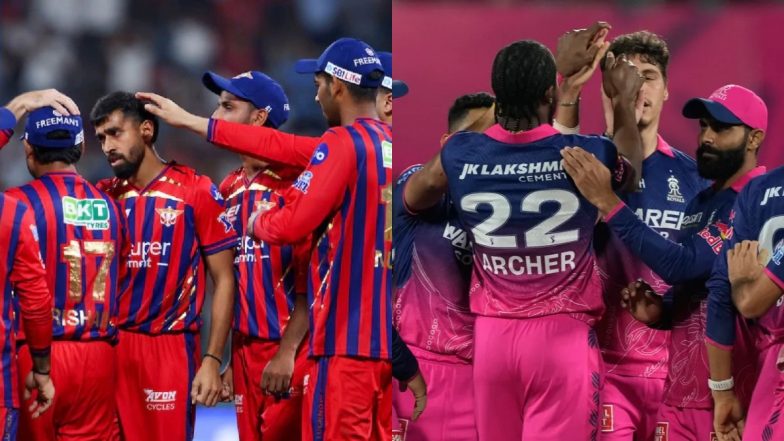LSG vs RR, IPL 2026 32nd Match Winner Prediction: इकाना स्टेडियम में आज लखनऊ सुपर जायंट्स और राजस्थान रॉयल्स के बीच खेला जाएगा रोमांचक मुकाबला, मैच से पहले जानें कौनसी टीम मार सकती हैं बाजी