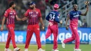 LSG vs RR, IPL 2026 32nd Match Live Streaming: आज लखनऊ सुपर जायंट्स बनाम राजस्थान रॉयल्स के बीच खेला जाएगा रोमांचक मुकाबला, यहां जानें कब, कहां और कैसे उठाएं लाइव मैच का लुफ्त