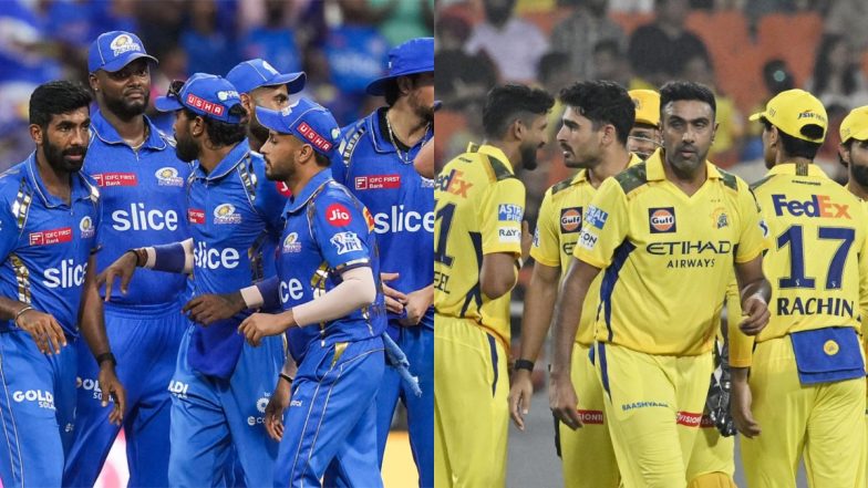 CSK vs MI, IPL 2026 44th Match Date And Time: कब और कितने बजे से खेला जाएगा चेन्नई सुपरकिंग्स बनाम मुंबई इंडियंस के बीच रोमांचक मुकाबला, इस स्टेडियम में भिड़ेंगी दोनों टीमें, यहां जानें वेन्यू समेत मैच से जुड़ी सभी जानकारी