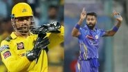 MI vs CSK, IPL 2026 33rd Match Date And Time: कब और कितने बजे से खेला जाएगा मुंबई इंडियंस बनाम चेन्नई सुपरकिंग्स के बीच रोमांचक मुकाबला? इस स्टेडियम में भिड़ेंगी दोनों टीमें, यहां जानें वेन्यू समेत मैच से जुड़ी सभी जानकारी