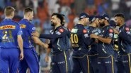 GT vs MI, IPL 2026 30th Match Preview: नरेंद्र मोदी स्टेडियम में आज गुजरात टाइटंस बनाम मुंबई इंडियंस के बीच होगा रोमांचक मुकाबला, मैच से पहले जानें हेड टू हेड, पिच रिपोर्ट समेत सारे डिटेल्स