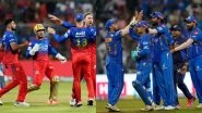 MI vs RCB, IPL 2026 20th Match Winner Prediction: वानखेड़े स्टेडियम में रॉयल चैलेंजर्स बेंगलुरु को हराकर वापसी करना चाहेगी मुंबई इंडियंस, मैच से पहले जानें कौनसी टीम मार सकती है बाजी MI vs RCB, IPL 2026 20th Match Winner Prediction: वानखेड़े स्टेडियम में रॉयल चैलेंजर्स बेंगलुरु को हराकर वापसी करना चाहेगी मुंबई इंडियंस, मैच से पहले जानें कौनसी टीम मार सकती है बाजी