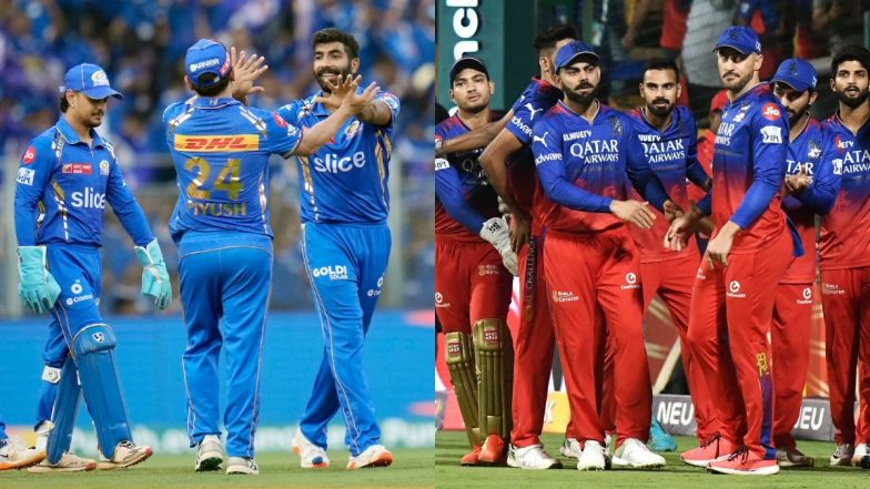 RCB vs MI, IPL 2026 54th Match Key Players To Watch Out: आज रॉयल चैलेंजर्स बेंगलुरु बनाम मुंबई इंडियंस के बीच होगा हाईवोल्टेज मुकाबला, इन स्टार खिलाड़ियों पर रहेंगी सबकी निगाहें