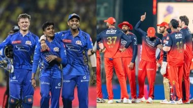 MI vs RCB, IPL 2026 20th Match Preview: वानखेड़े स्टेडियम में आज मुंबई इंडियंस बनाम रॉयल चैलेंजर्स बेंगलुरु के बीच होगा रोमांचक मुकाबला, मैच से पहले जानें हेड टू हेड, पिच रिपोर्ट समेत सारे डिटेल्स