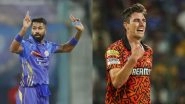 MI vs SRH, IPL 2026 41st Match Live Streaming: आज मुंबई इंडियंस बनाम सनराइजर्स हैदराबाद के बीच खेला जाएगा रोमांचक मुकाबला, यहां जानें कब, कहां और कैसे उठाएं लाइव मैच का लुफ्त