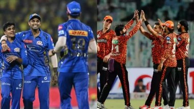 MI vs SRH, IPL 2026 41st Match Preview: वानखेड़े स्टेडियम में आज मुंबई इंडियंस बनाम सनराइजर्स हैदराबाद के बीच होगा रोमांचक मुकाबला, मैच से पहले जानें हेड टू हेड, पिच रिपोर्ट समेत सारे डिटेल्स