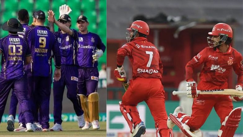 QTG vs RWP, PSL 2026 18th Match Preview: कराची में आज क्वेटा ग्लैडिएटर्स बनाम रावलपिंडी पिंडिज के बीच होगा हाईवोल्टेज मुकाबला, मैच से पहले जानें हेड टू हेड, पिच रिपोर्ट समेत सारे डिटेल्स