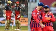 RCB vs LSG, IPL 2026 23rd Match Live Streaming: आज रॉयल चैलेंजर्स बेंगलुरु और लखनऊ सुपर जायंट्स के बीच खेला जाएगा हाईवोल्टेज मुकाबला, यहां जानें कब, कहां और कैसे उठाए लाइव मुकाबले का लुफ्त RCB vs LSG, IPL 2026 23rd Match Live Streaming: आज रॉयल चैलेंजर्स बेंगलुरु और लखनऊ सुपर जायंट्स के बीच खेला जाएगा हाईवोल्टेज मुकाबला, यहां जानें कब, कहां और कैसे उठाए लाइव मुकाबले का लुफ्त