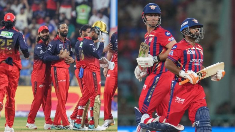 RCB vs LSG, IPL 2026 50th Match Winner Prediction: इकाना स्टेडियम में लखनऊ सुपर जायंट्स को हराकर जीत की लय बरकरार रखना चाहेगी रॉयल चैलेंजर्स बेंगलुरु, मैच से पहले जानें कौनसी टीम मार सकती है बाजी