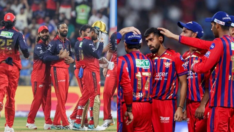 RCB vs LSG, IPL 2026 50th Match Stats And Preview: रॉयल चैलेंजर्स बेंगलुरु बनाम लखनऊ सुपर जायंट्स मुकाबले के बीच आज होगा रोमांचक मुकाबला, आज के मैच में बन सकते हैं ये अनोखे रिकॉर्ड