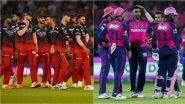 RR vs RCB, IPL 2026 16th Match Stats And Preview: गुवाहाटी में रॉयल चैलेंजर्स बेंगलुरु को हराकर अपने विजयी रथ को बरकरार रखना चाहेगी राजस्थान रॉयल्स, मैच से पहले जानें स्टैट्स एंड प्रीव्यू