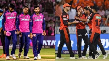 RR vs SRH, IPL 2026 36th Match Live Toss And Scorecard: सनराइजर्स हैदराबाद के कप्तान ईशान किशन ने जीता टॉस, पहले गेंदबाजी करने का किया फैसला. यहां देखें दोनों टीमों की प्लेइंग इलेवन और लाइव स्कोरकार्ड