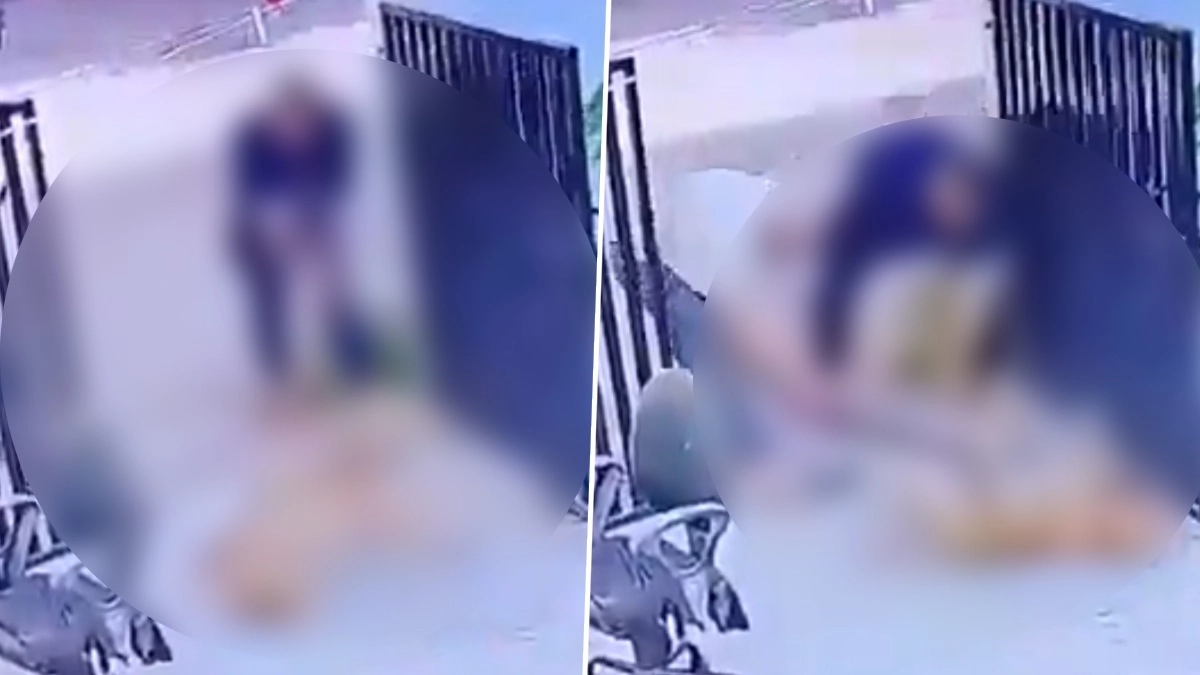 Rajkot Animal Cruelty: राजकोट में बेजुबान के साथ क्रूरता, खंभे से बंधे कुत्ते को लाठियों से पीटा; वीडियो वायरल होने के बाद दो गिरफ्तार