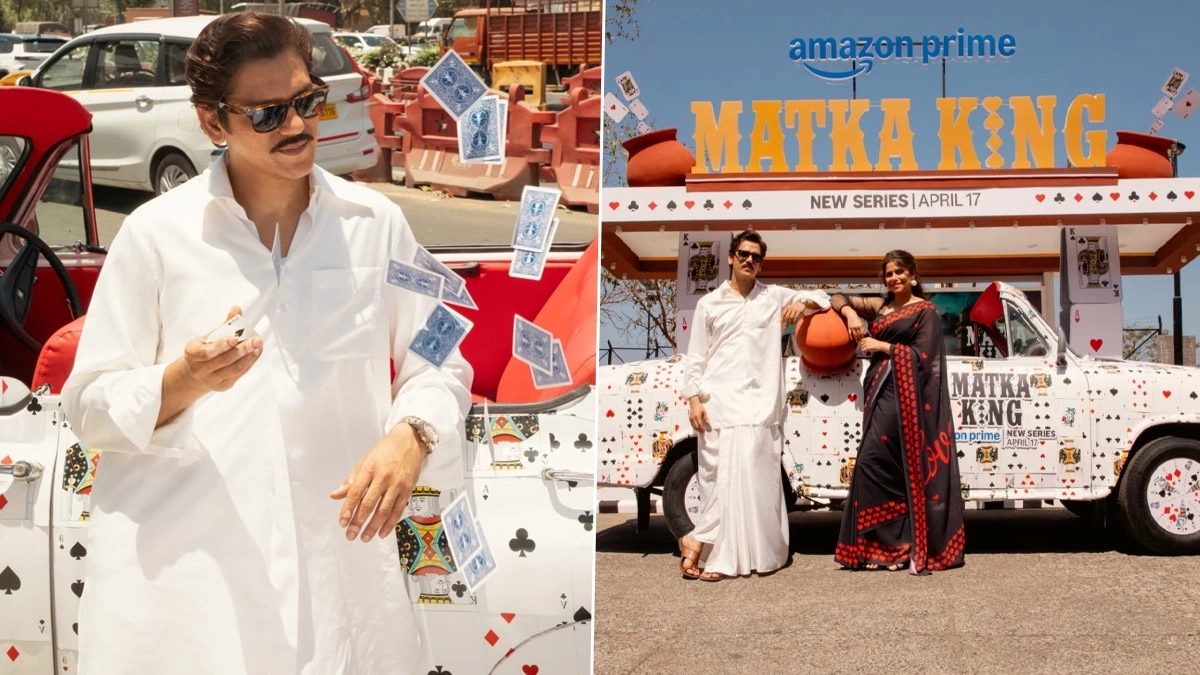 Matka King: मुंबई की सड़कों पर विजय वर्मा की सीरीज &lsquo;मटका किंग&rsquo; का अनोखा प्रमोशन, ताश के पत्तों से बना अनोखा बिलबोर्ड बना आकर्षण का केंद्र (Watch Video)