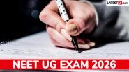 NEET UG Exam 2026: देश-विदेश के 566 शहरों में आज दोपहर 2 बजे से नीट यूजी परीक्षा; एग्जाम सेंटर जाने से पहले जान लें ये जरूरी नियम