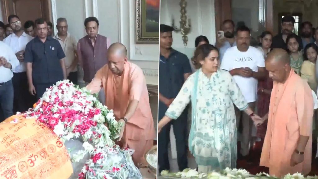 प्रतीक यादव के निधन पर सीएम योगी ने जताया शोक; अपर्णा यादव के आवास पहुंचकर दी श्रद्धांजलि; VIDEO