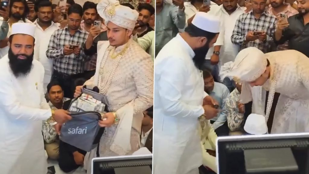गाजियाबाद में शादी में दूल्हे को दहेज में मिला 1 करोड़ कैश और बीएमडब्ल्यू कार, VIDEO वायरल होने के बाद लोग भड़के; कार्रवाई की उठी मांग
