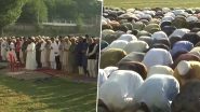 Eid al-Adha 2026 Namaz: जम्मू-कश्मीर के श्रीनगर और तमिलनाडु में अदा की गई ईद-उल-अजहा की नमाज, देश के अन्य राज्यों में 28 मई को पढ़ी जाएगी बकरीद की नमाज; VIDEOS