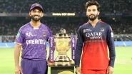 RCB vs KKR, IPL 2026 57th Match Winner Prediction: रायपुर में आज रॉयल चैलेंजर्स बेंगलुरु और कोलकाता नाइट राइडर्स के बीच खेला जाएगा रोमांचक मुकाबला, मैच से पहले जानें कौनसी टीम मार सकती हैं बाजी