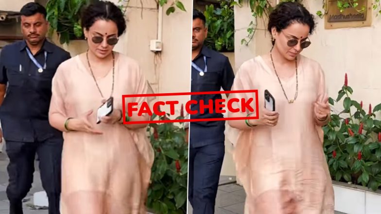 फैक्ट चेक: क्या कंगना रनौत ने शादी कर ली है? वायरल मंगलसूत्र वीडियो शादी की अफवाहों को दे रहा है हवा